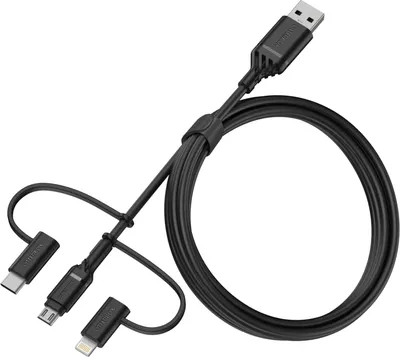 Otterbox - Standard 3 In 1 Cable For Micro Usb  /  Apple Lightning  /  Usb C Devices | WOW! mobile boutique