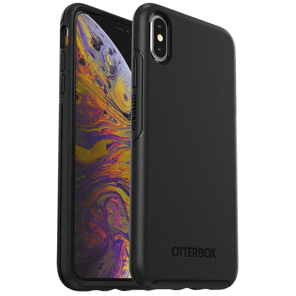 OtterBox iPhone XS MAX Symmetry Case - Black | WOW! mobile boutique