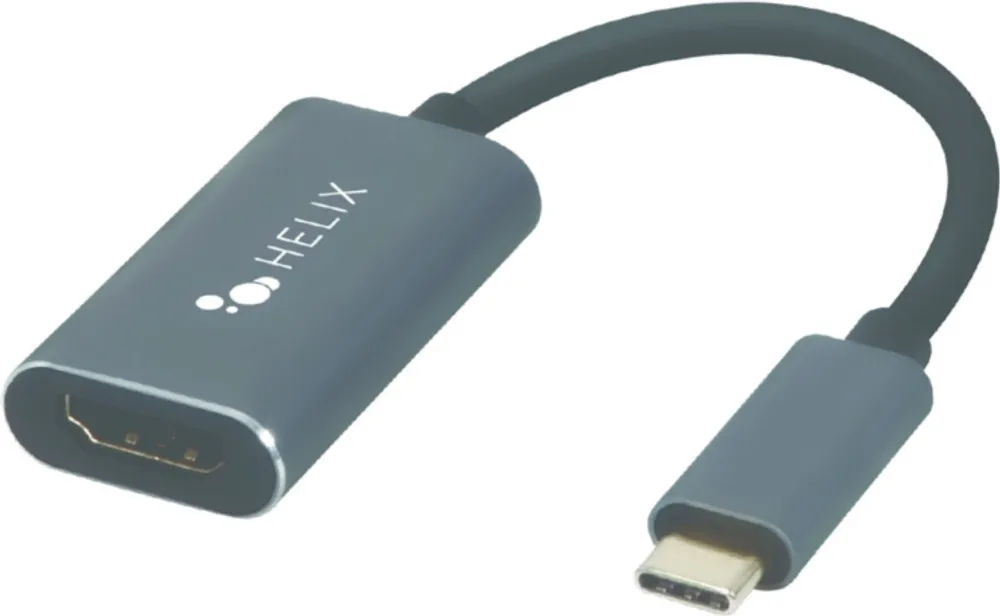 Helix/Retrak Adaptateur USB-C vers HDMI Noir | WOW! mobile boutique