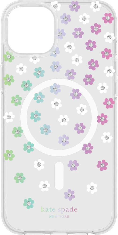 iPhone 15/14/13 Kate Spade Protective Hardshell MagSafe Case - Flowerbed | WOW! mobile boutique