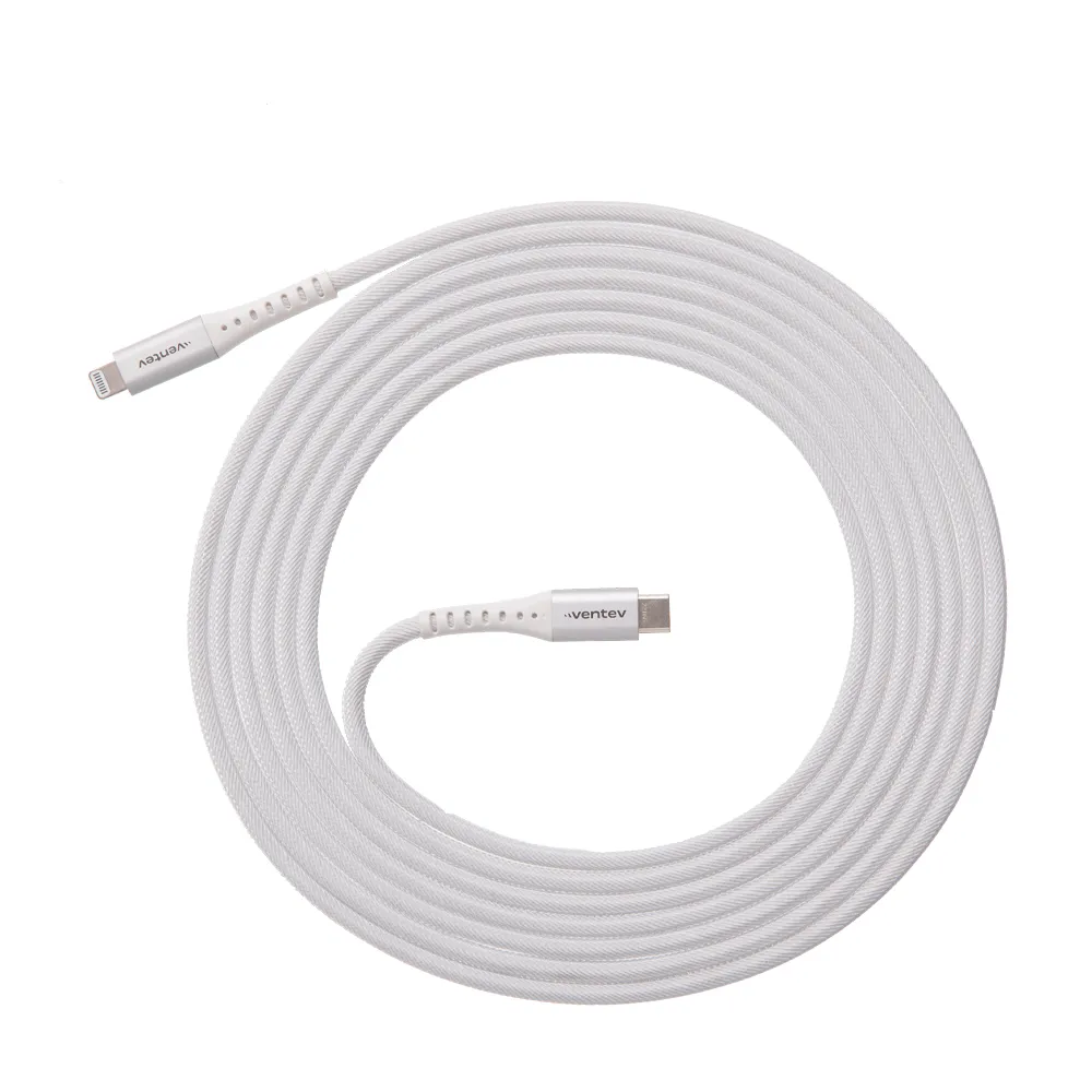 - Chargesync Alloy Usb C To Apple Lightning Cable 10ft - White