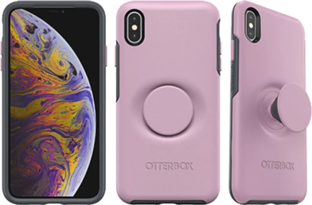 iPhone XS Max Otter + Pop Symmetry Series Case - Black | WOW! mobile boutique