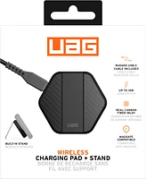 Rugged Wireless Charging Pad with Kickstand and USB-C Cable for MagSafe 15W Black/Carbon Fiber | WOW! mobile boutique