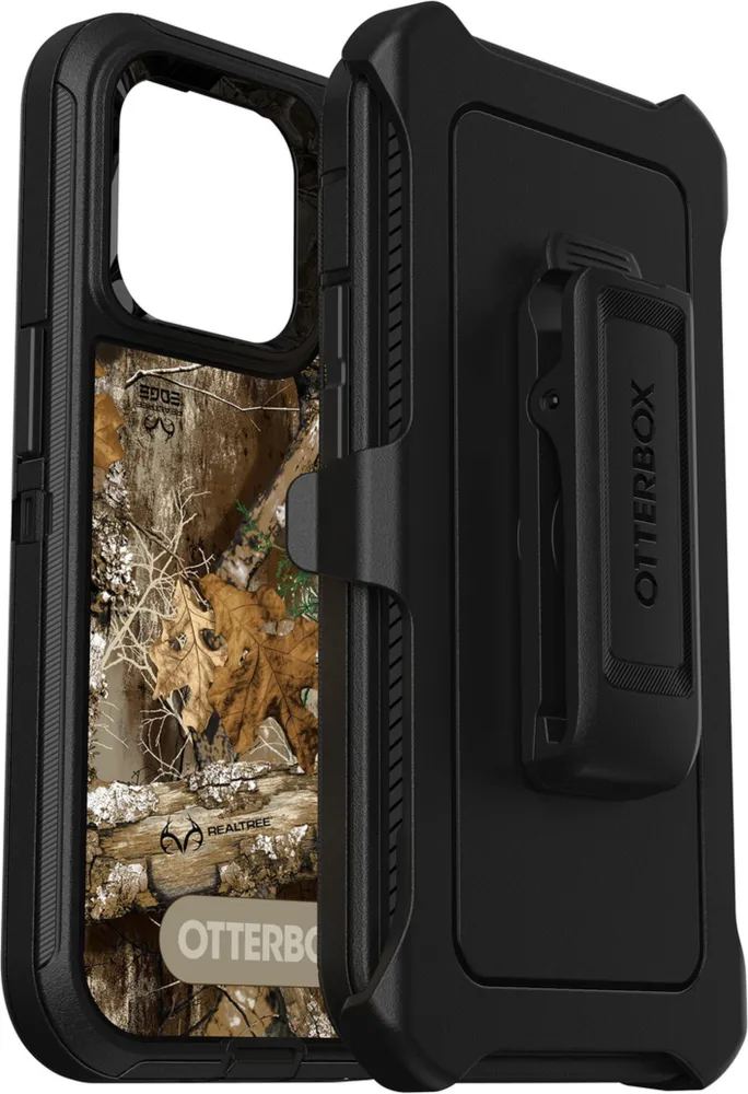 iPhone 14 Pro Otterbox Defender Graphics Series Case - Black (RealTree Edge)