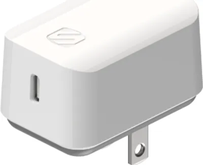 - Powervolt 30W USB Type-C Wall Charger - White