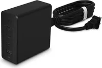 120W 4-port USB-C/USB-A Speedport GaN Wall Charger - Black