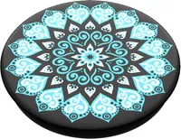 Popgrips Swappable Patterns Device Stand And Grip - Peace Mandala Sky | WOW! mobile boutique