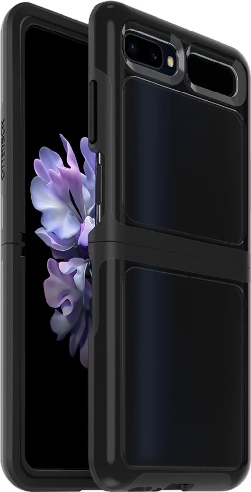 Galaxy Z Flip Symmetry Flex Case - Black | WOW! mobile boutique