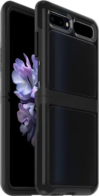 Galaxy Z Flip Symmetry Flex Case - Black | WOW! mobile boutique