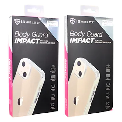 iShieldz - Clear Impact case for iPhone 2021 6.1, PC/TPU Construction