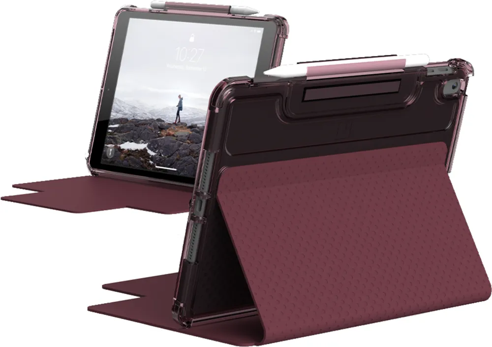 iPad 10.2" UAG U Lucent Case - Aubergine And Dusty Rose | WOW! mobile boutique