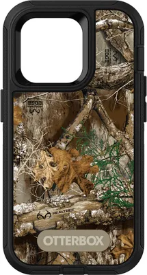 iPhone 14 Pro Otterbox Defender Graphics Series Case - Black (RealTree Edge)
