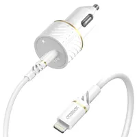 Fast Charge Usb C 18w Car Charger And Usb C To Apple Lightning Cable 1m - Cloud Dust | WOW! mobile boutique