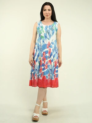 Printed Sleeveless Dress