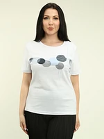 Circle Geometric Pattern Tee