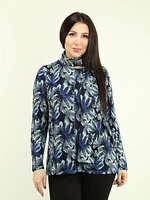 Printed Top with Matching Scarf