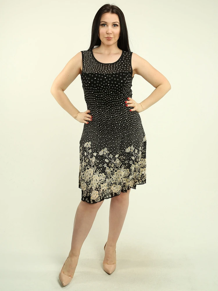 Sleeveless Lace Dress