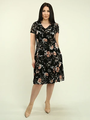 V-Neck Lace Dress
