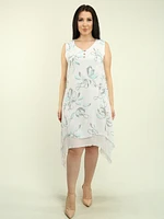 V-Neck Floral Dress