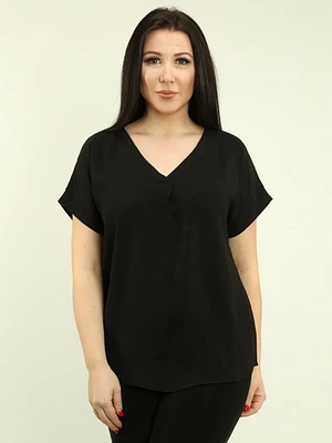 V-neck Solid Top