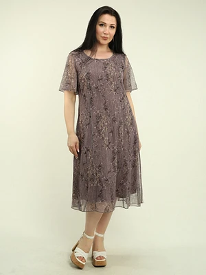 Leaf Lace Midi Dress