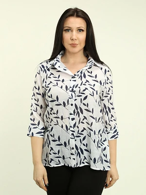 Printed Gauze Shirt