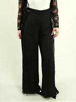 Pleated Detail Palazzo Pants