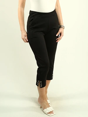 Grommet Detail Pants