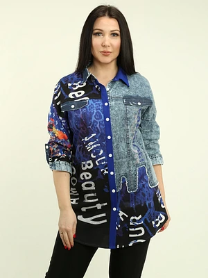 Multi-Print Blouse