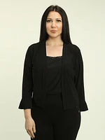Ruffle Sleeves Cardigan