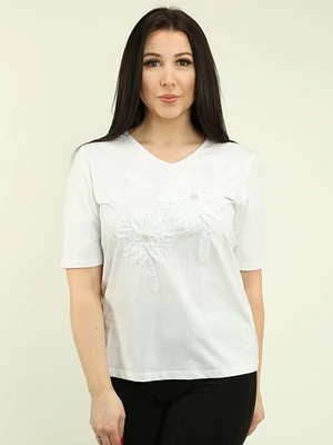Floral V-Neck Top
