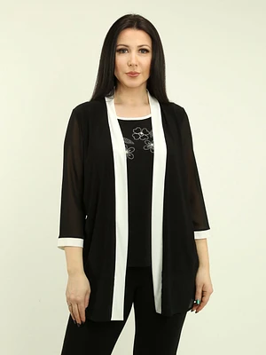 Floral Stitch Fooler Top