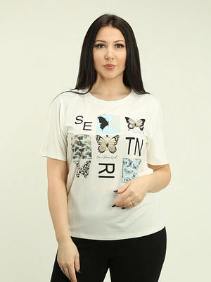 Foil Printed Top