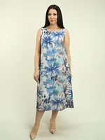 Sleeveless Printed Dress