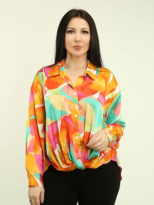 Multi-Print Blouse