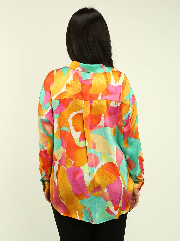 Multi-Print Blouse