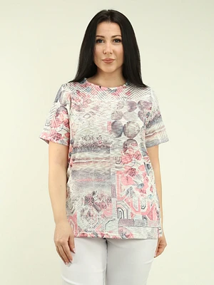 Mesh Print Top