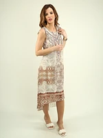 Printed Chiffon Dress