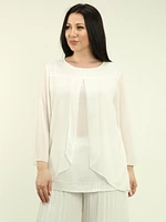 Chiffon Sequin Blouse