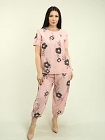 Floral Top & Matching Pant Set