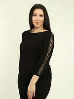 Cutout Detail Sleeve Top