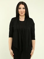 Solid Tie-Front Cardigan