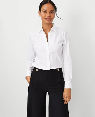 Ann Taylor Perfect Shirt White Women's