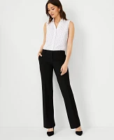 Ann Taylor The Tall Trouser Pant Seasonless Stretch Core Black Women's