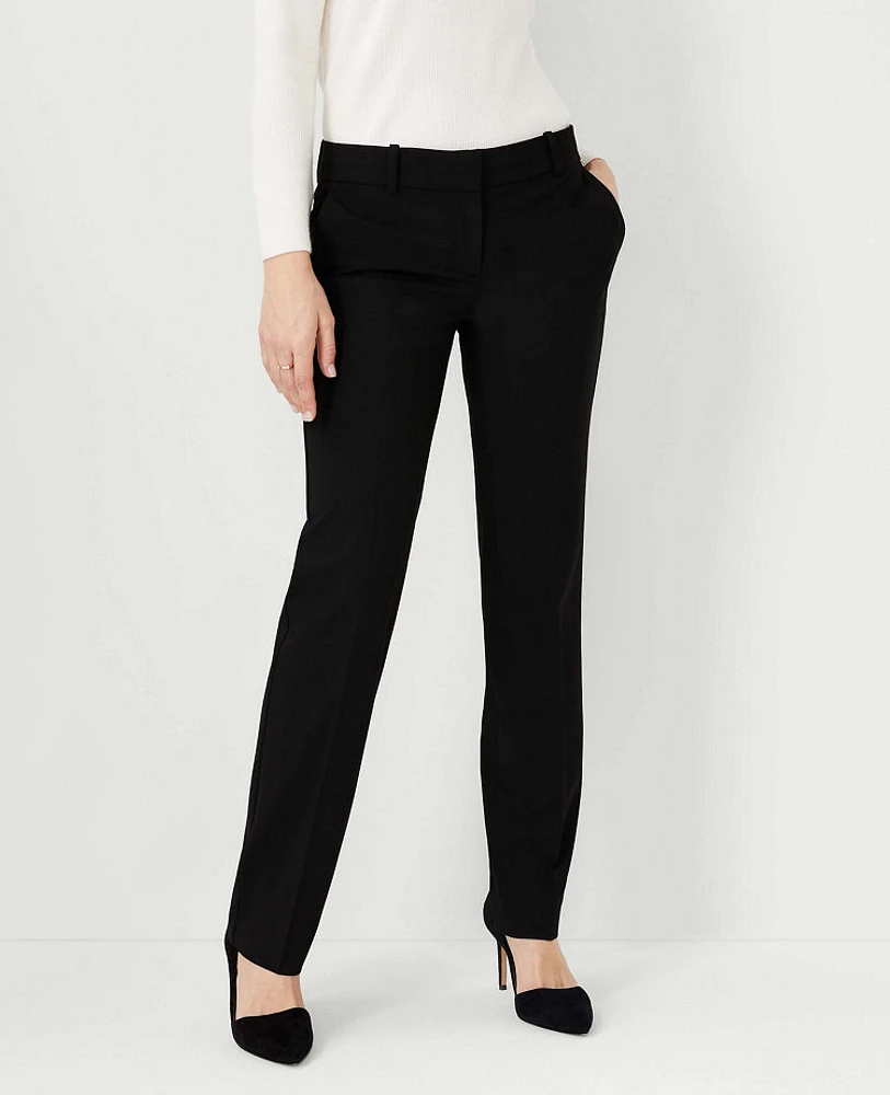 Ann Taylor The Petite Straight Pant Seasonless Stretch Women's