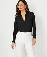 Ann Taylor Camp Shirt Women's