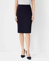 Ann Taylor Petite Ponte Pencil Skirt