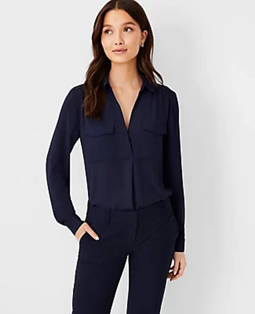 Ann Taylor Petite Camp Shirt