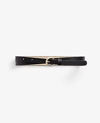 Ann Taylor Skinny Leather Belt