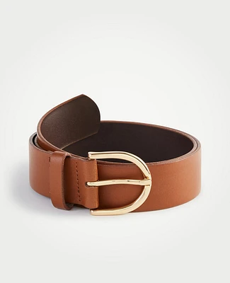 Ann Taylor Wide Leather Trouser Belt Women's